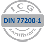 ICG certification mark DIN 77200-1